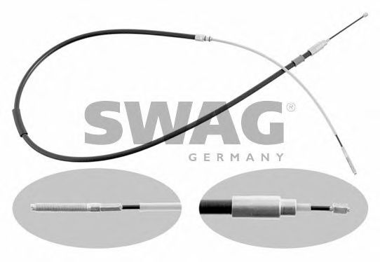 SWAG 20 92 8737 Трос, стояночная тормозная система для BMW (Бмв) SWAG 20 92 8737 Трос, стояночная тормозная система для BMW (Бмв)