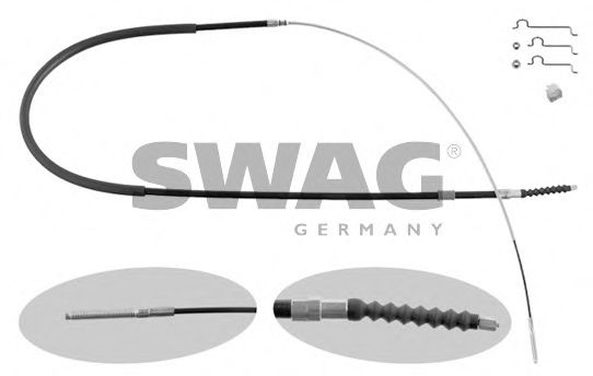 SWAG 20 93 6674 Трос, стояночная тормозная система M 52 для BMW (Бмв) SWAG 20 93 6674 Трос, стояночная тормозная система M 52 для BMW (Бмв)