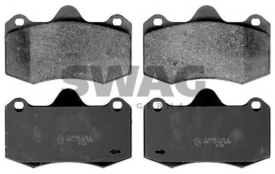 SWAG 30 11 6207 Тормозные колодки для SEAT (Сеат) SWAG 30 11 6207 Тормозные колодки для SEAT (Сеат)