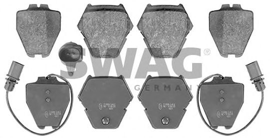 SWAG 30 11 6218 Тормозные колодки для VOLKSWAGEN (Фольксваген) SWAG 30 11 6218 Тормозные колодки для VOLKSWAGEN (Фольксваген)