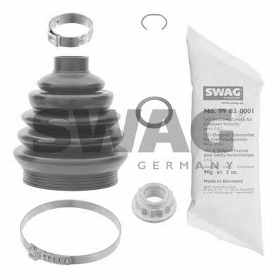 SWAG 30 83 0008 Комплект пылника, приводной вал со стороны колеса для VOLKSWAGEN (Фольксваген) SWAG 30 83 0008 Комплект пылника, приводной вал со стороны колеса для VOLKSWAGEN (Фольксваген)
