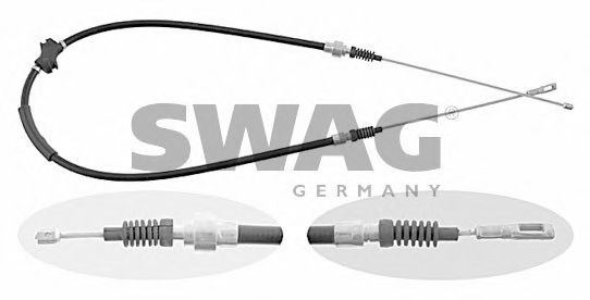 SWAG 30 90 2089 Трос, стояночная тормозная система Дисковой механизм для AUDI 100 (Ауди 100) SWAG 30 90 2089 Трос, стояночная тормозная система Дисковой механизм для AUDI 100 (Ауди 100)