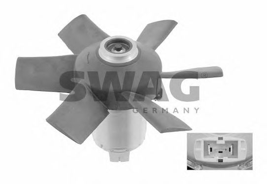 SWAG 30 90 6997 Вентилятор, охлаждение двигателя для жарких климатических зон для AUDI 80 (Ауди 80) SWAG 30 90 6997 Вентилятор, охлаждение двигателя для жарких климатических зон для AUDI 80 (Ауди 80)