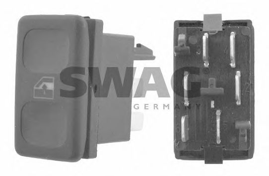 SWAG 30 91 4080 Выключатель, стеклолодъемник 2 для VOLKSWAGEN JETTA II (Фольксваген Жэтта 2) SWAG 30 91 4080 Выключатель, стеклолодъемник 2 для VOLKSWAGEN JETTA II (Фольксваген Жэтта 2)