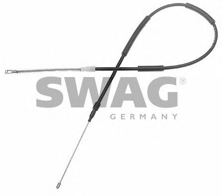 SWAG 30 91 4198 Трос, стояночная тормозная система Барабанный механизм для VOLKSWAGEN T3 CARAVELLE (Фольксваген Т3 cараvэллэ) SWAG 30 91 4198 Трос, стояночная тормозная система Барабанный механизм для VOLKSWAGEN T3 CARAVELLE (Фольксваген Т3 cараvэллэ)