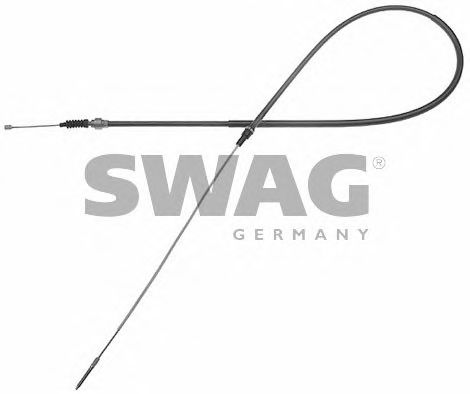SWAG 30 91 4202 Трос, стояночная тормозная система для автомобилей без ABS для VOLKSWAGEN JETTA II (Фольксваген Жэтта 2) SWAG 30 91 4202 Трос, стояночная тормозная система для автомобилей без ABS для VOLKSWAGEN JETTA II (Фольксваген Жэтта 2)