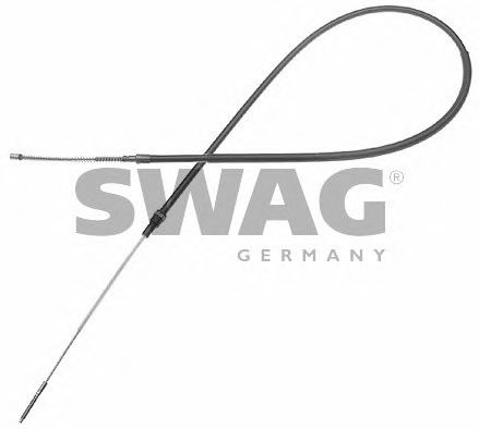 SWAG 30 91 4204 Трос, стояночная тормозная система для автомобилей без ABS для VOLKSWAGEN JETTA II (Фольксваген Жэтта 2) SWAG 30 91 4204 Трос, стояночная тормозная система для автомобилей без ABS для VOLKSWAGEN JETTA II (Фольксваген Жэтта 2)