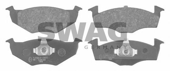 SWAG 30 91 6044 Тормозные колодки AEE для VOLKSWAGEN (Фольксваген) SWAG 30 91 6044 Тормозные колодки AEE для VOLKSWAGEN (Фольксваген)
