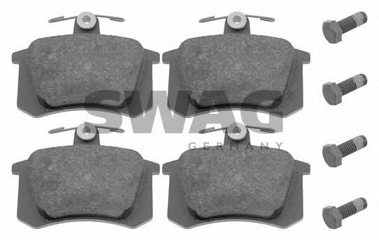 SWAG 30 91 6144 Тормозные колодки для AUDI 90 (Ауди 90) SWAG 30 91 6144 Тормозные колодки для AUDI 90 (Ауди 90)