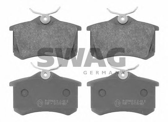 SWAG 30 91 6404 Тормозные колодки 9 для VOLKSWAGEN (Фольксваген) SWAG 30 91 6404 Тормозные колодки 9 для VOLKSWAGEN (Фольксваген)