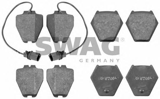 SWAG 30 91 6456 Тормозные колодки AWT для VOLKSWAGEN (Фольксваген) SWAG 30 91 6456 Тормозные колодки AWT для VOLKSWAGEN (Фольксваген)