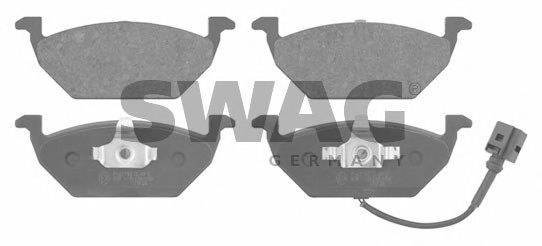SWAG 30 91 6617 Тормозные колодки TEVES для VOLKSWAGEN GOLF V (Фольксваген Гольф 5) SWAG 30 91 6617 Тормозные колодки TEVES для VOLKSWAGEN GOLF V (Фольксваген Гольф 5)