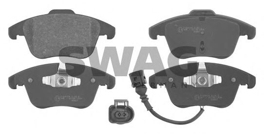 SWAG 30 91 6760 Тормозные колодки 312 для VOLKSWAGEN (Фольксваген) SWAG 30 91 6760 Тормозные колодки 312 для VOLKSWAGEN (Фольксваген)