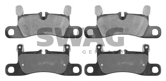 SWAG 30 91 6809 Тормозные колодки A2FLA 30061 для PORSCHE (Порше) SWAG 30 91 6809 Тормозные колодки A2FLA 30061 для PORSCHE (Порше)