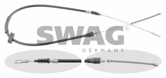 SWAG 30 91 7840 Трос, стояночная тормозная система Барабанный механизм для AUDI 100 (Ауди 100) SWAG 30 91 7840 Трос, стояночная тормозная система Барабанный механизм для AUDI 100 (Ауди 100)