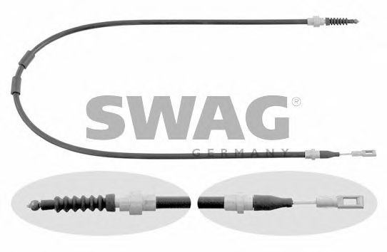 SWAG 30 92 6455 Трос, стояночная тормозная система для FORD GALAXY (Форд Галакси) SWAG 30 92 6455 Трос, стояночная тормозная система для FORD GALAXY (Форд Галакси)