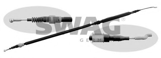 SWAG 30 92 7383 Трос, стояночная тормозная система 2E3 для VOLKSWAGEN T4 MULTIVAN (Фольксваген Т4 мултиvан) SWAG 30 92 7383 Трос, стояночная тормозная система 2E3 для VOLKSWAGEN T4 MULTIVAN (Фольксваген Т4 мултиvан)