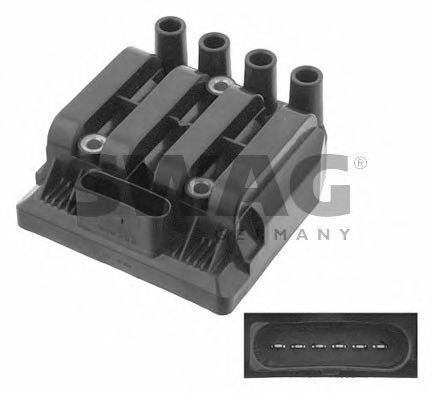 SWAG 30 92 9319 Катушка зажигания BHP для VOLKSWAGEN BORA (Фольксваген Бора) SWAG 30 92 9319 Катушка зажигания BHP для VOLKSWAGEN BORA (Фольксваген Бора)