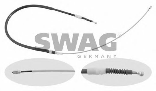 SWAG 30 93 0727 Трос, стояночная тормозная система для SEAT ALTEA (Сеат Алтэа) SWAG 30 93 0727 Трос, стояночная тормозная система для SEAT ALTEA (Сеат Алтэа)