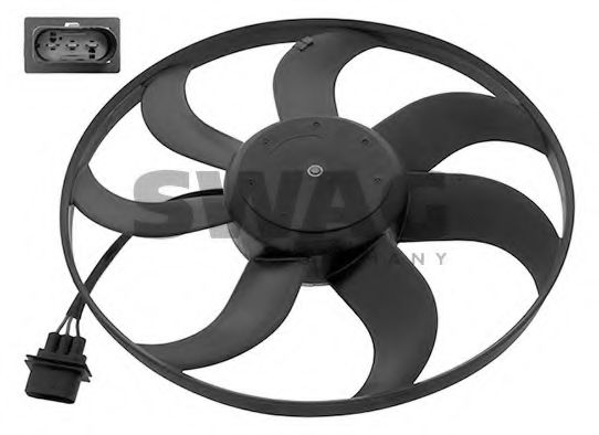SWAG 30 94 6565 Вентилятор, охлаждение двигателя SIEMENS BROSE для SEAT IBIZA V (Сеат Ибица 5) SWAG 30 94 6565 Вентилятор, охлаждение двигателя SIEMENS BROSE для SEAT IBIZA V (Сеат Ибица 5)