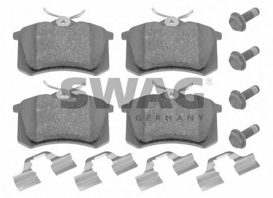 SWAG 32 91 6052 Тормозные колодки 31-P-080 001 для VOLKSWAGEN (Фольксваген) SWAG 32 91 6052 Тормозные колодки 31-P-080 001 для VOLKSWAGEN (Фольксваген)