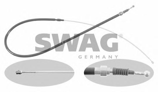 SWAG 32 92 2736 Трос, стояночная тормозная система усиленная подвеска колес для VOLKSWAGEN GOLF IV (Фольксваген Гольф 4) SWAG 32 92 2736 Трос, стояночная тормозная система усиленная подвеска колес для VOLKSWAGEN GOLF IV (Фольксваген Гольф 4)