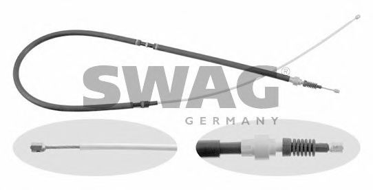 SWAG 32 92 2886 Трос, стояночная тормозная система 8L-X-200 000 для VOLKSWAGEN GOLF IV (Фольксваген Гольф 4) SWAG 32 92 2886 Трос, стояночная тормозная система 8L-X-200 000 для VOLKSWAGEN GOLF IV (Фольксваген Гольф 4)