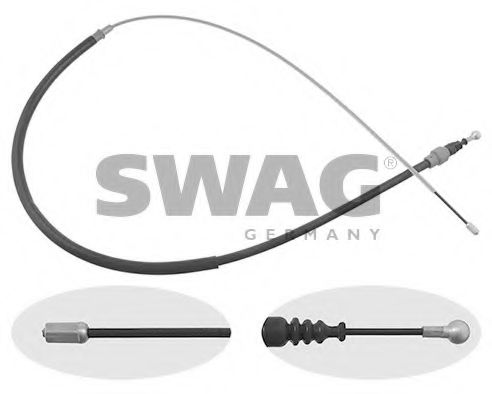 SWAG 32 92 4412 Трос, стояночная тормозная система 11 2005 для SEAT ALTEA (Сеат Алтэа) SWAG 32 92 4412 Трос, стояночная тормозная система 11 2005 для SEAT ALTEA (Сеат Алтэа)