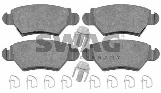 SWAG 40 91 6445 Тормозные колодки для OPEL ASTRA G (Опель Астра г) SWAG 40 91 6445 Тормозные колодки для OPEL ASTRA G (Опель Астра г)