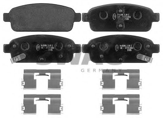 SWAG 40 91 6893 Тормозные колодки POC J67 для OPEL ASTRA J (Опель Астра джи) SWAG 40 91 6893 Тормозные колодки POC J67 для OPEL ASTRA J (Опель Астра джи)