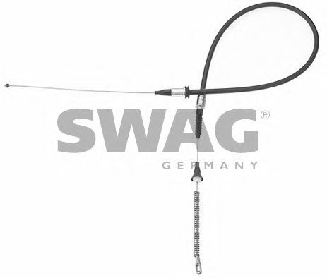 SWAG 40 91 7307 Трос, стояночная тормозная система для OPEL CORSA B (Опель Корса б) SWAG 40 91 7307 Трос, стояночная тормозная система для OPEL CORSA B (Опель Корса б)