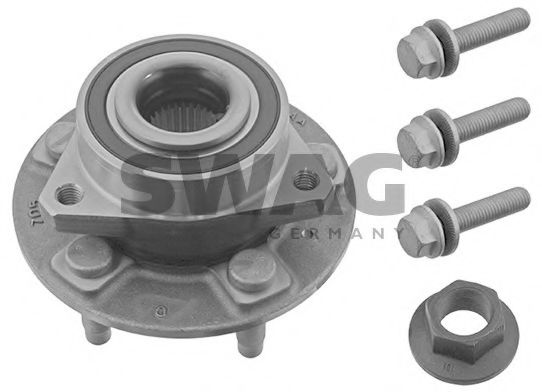 SWAG 40 93 9916 Комплект подшипника ступицы колеса для OPEL (Опель) SWAG 40 93 9916 Комплект подшипника ступицы колеса для OPEL (Опель)