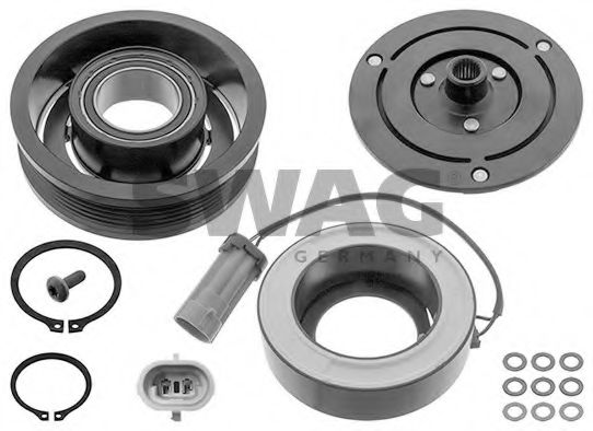 SWAG 40 94 7834 Электромагнитное сцепление, компрессор<br >9G017372 