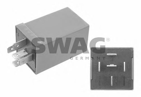 SWAG 50 91 4486 Реле, обогреватель заднего стекла; Реле, подогрев наружного зеркала заднего вида<br >08 1987 
