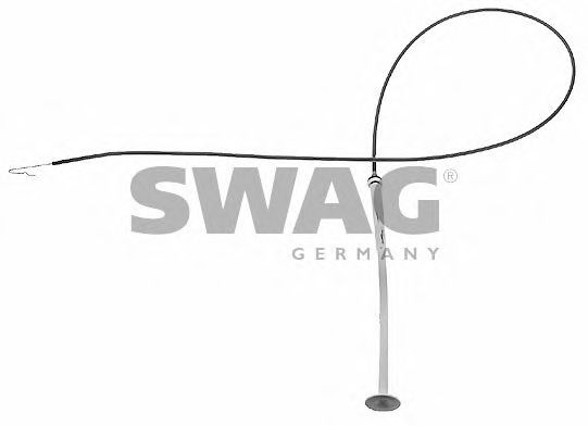 SWAG 55 91 5749 Тросик замка капота<br >для автомобилей без подушки безопасности 