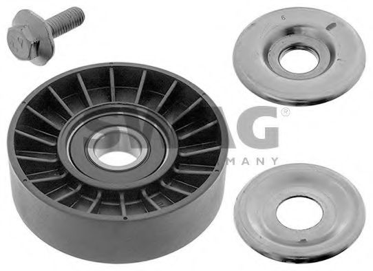 SWAG 57 91 9486 Паразитный ведущий ролик, поликлиновой ремень V088653 для SAAB 900 II (Сааб 900 2) SWAG 57 91 9486 Паразитный ведущий ролик, поликлиновой ремень V088653 для SAAB 900 II (Сааб 900 2)