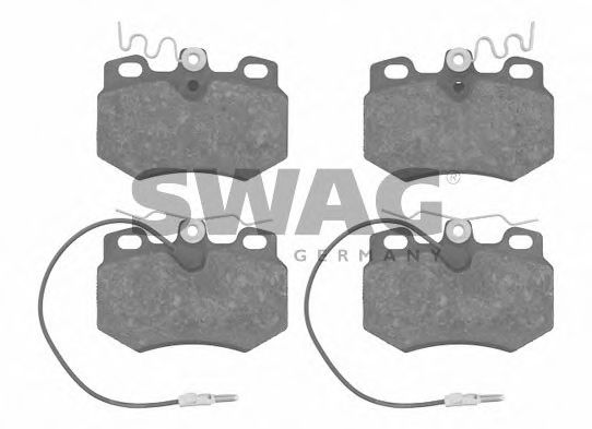 SWAG 62 91 6242 Тормозные колодки для PEUGEOT 205 II (Пежо 205 2) SWAG 62 91 6242 Тормозные колодки для PEUGEOT 205 II (Пежо 205 2)