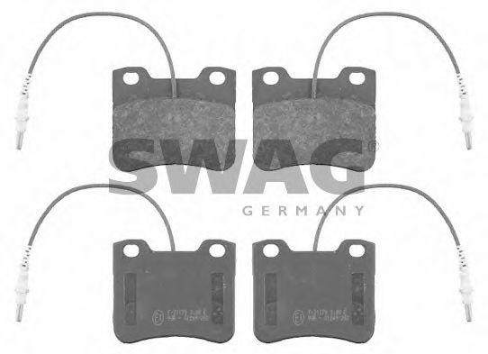 SWAG 62 91 6243 Тормозные колодки для CITROËN SAXO (CитроËн Саxо) SWAG 62 91 6243 Тормозные колодки для CITROËN SAXO (CитроËн Саxо)