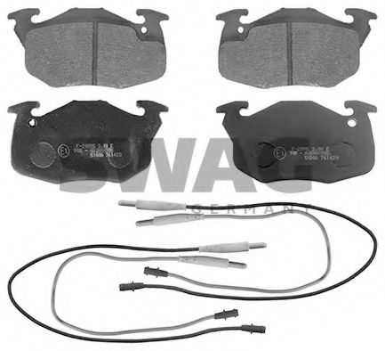 SWAG 62 91 6291 Тормозные колодки полный для CITROËN SAXO (CитроËн Саxо) SWAG 62 91 6291 Тормозные колодки полный для CITROËN SAXO (CитроËн Саxо)