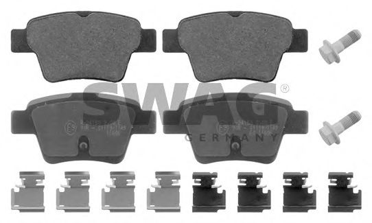 SWAG 62 91 6813 Тормозные колодки Bosch для PEUGEOT 307 CC (Пежо 307 сс) SWAG 62 91 6813 Тормозные колодки Bosch для PEUGEOT 307 CC (Пежо 307 сс)
