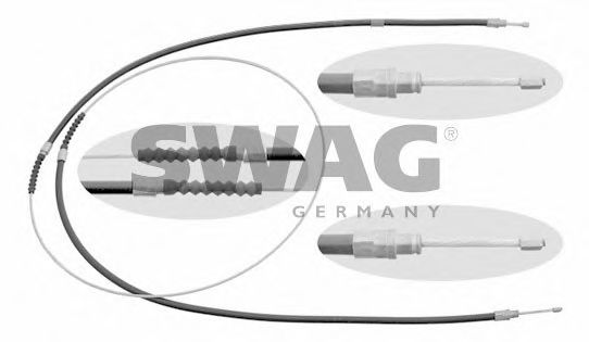 SWAG 62 91 7903 Трос, стояночная тормозная система не для туристических автомобилей для CITROËN RELAY (CитроËн Рэлаъ) SWAG 62 91 7903 Трос, стояночная тормозная система не для туристических автомобилей для CITROËN RELAY (CитроËн Рэлаъ)