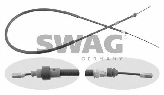 SWAG 62 92 9362 Трос, стояночная тормозная система для автомобиля с дисковой тормозной системой на задней оси для PEUGEOT (Пежо) SWAG 62 92 9362 Трос, стояночная тормозная система для автомобиля с дисковой тормозной системой на задней оси для PEUGEOT (Пежо)