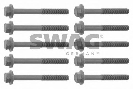 SWAG 70 91 4304 Комплект болтов головки цилидра для FIAT TEMPRA (Фиат Тэмпра) SWAG 70 91 4304 Комплект болтов головки цилидра для FIAT TEMPRA (Фиат Тэмпра)