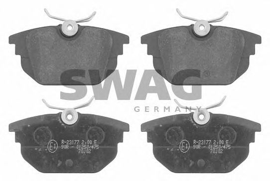 SWAG 70 91 6172 Тормозные колодки для автомобилей с ABS для FIAT TEMPRA (Фиат Тэмпра) SWAG 70 91 6172 Тормозные колодки для автомобилей с ABS для FIAT TEMPRA (Фиат Тэмпра)
