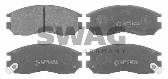 SWAG 80 91 6327 Тормозные колодки для MITSUBISHI ETERNA IV (Митсубиши/митсубиси Этэрна иv) SWAG 80 91 6327 Тормозные колодки для MITSUBISHI ETERNA IV (Митсубиши/митсубиси Этэрна иv)