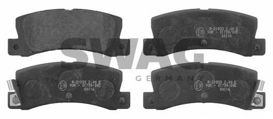 SWAG 81 91 6580 Тормозные колодки для TOYOTA COROLLA FX (Тойота/тоета Cоролла инфинити фх) SWAG 81 91 6580 Тормозные колодки для TOYOTA COROLLA FX (Тойота/тоета Cоролла инфинити фх)