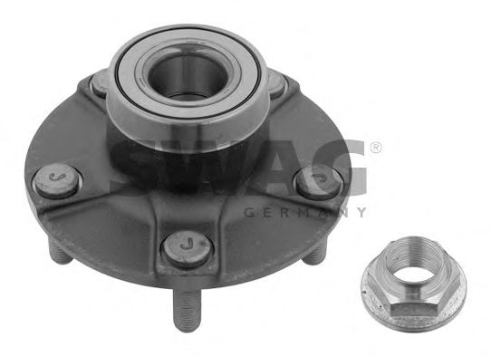 SWAG 83 93 2869 Комплект подшипника ступицы колеса для автомобилей без ABS для MAZDA PROTEG V (Мазда Протэг v) SWAG 83 93 2869 Комплект подшипника ступицы колеса для автомобилей без ABS для MAZDA PROTEG V (Мазда Протэг v)