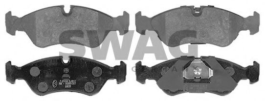 SWAG 89 91 6339 Тормозные колодки для DAEWOO (Дэу) SWAG 89 91 6339 Тормозные колодки для DAEWOO (Дэу)
