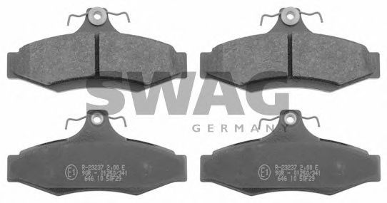 SWAG 89 91 6507 Тормозные колодки для DAEWOO KONDOR (Дэу Кондор) SWAG 89 91 6507 Тормозные колодки для DAEWOO KONDOR (Дэу Кондор)