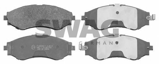 SWAG 89 91 6510 Тормозные колодки для DAEWOO KONDOR (Дэу Кондор) SWAG 89 91 6510 Тормозные колодки для DAEWOO KONDOR (Дэу Кондор)